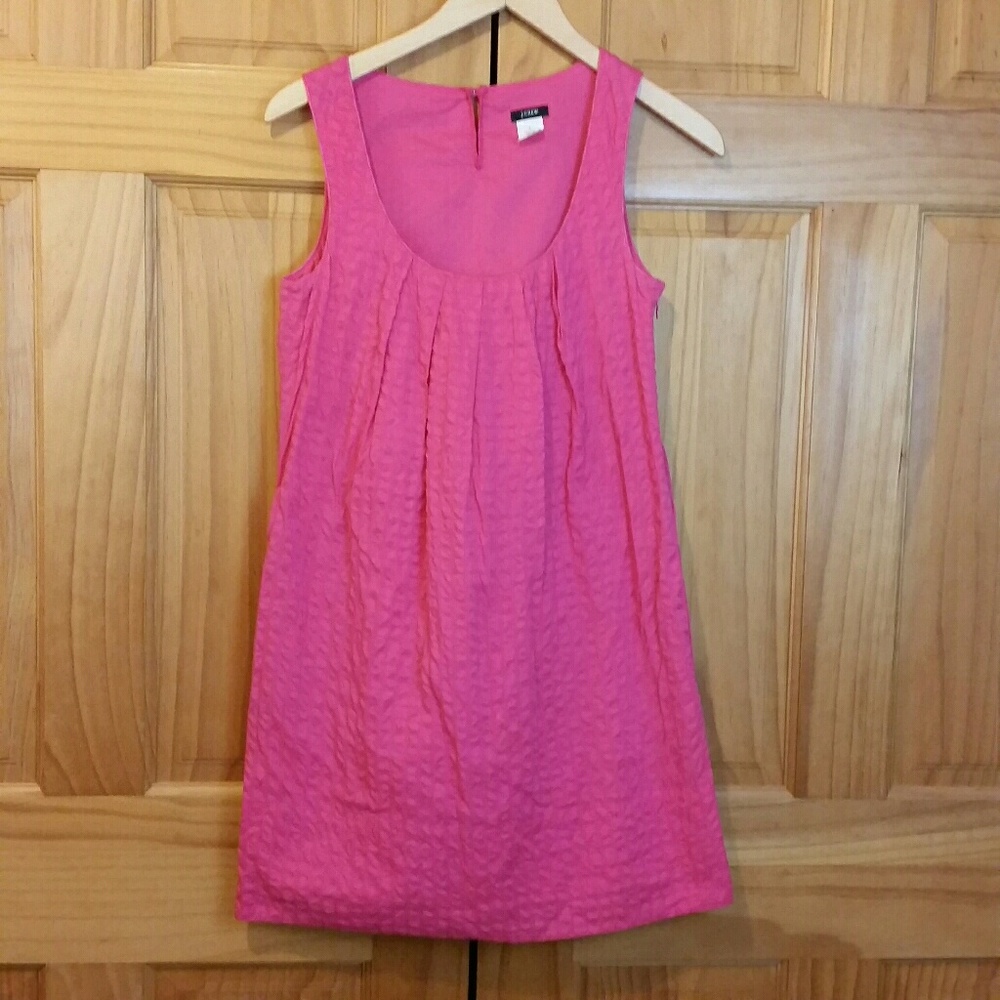 J Crew Zoey Deco Dot Shift Dress Sleeveless Size 0